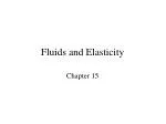 Fluids and Elasticity - slide 1
