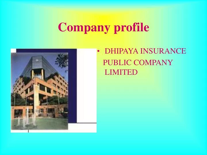 company profile