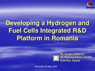 Developing a Hydrogen and Fuel Cells Integrated R&amp;D Platform in Romania