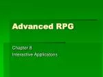Advanced RPG - slide 1