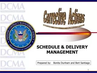 SCHEDULE &amp; DELIVERY MANAGEMENT