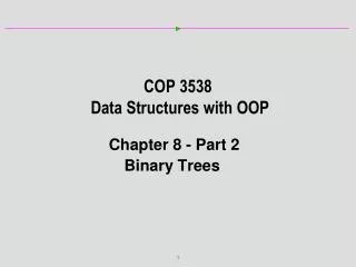 COP 3538 Data Structures with OOP
