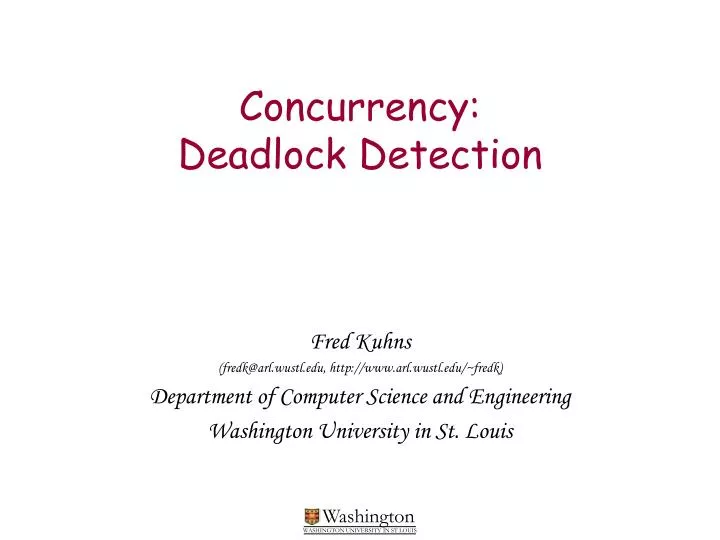 concurrency deadlock detection