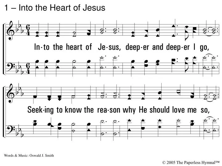 1 into the heart of jesus