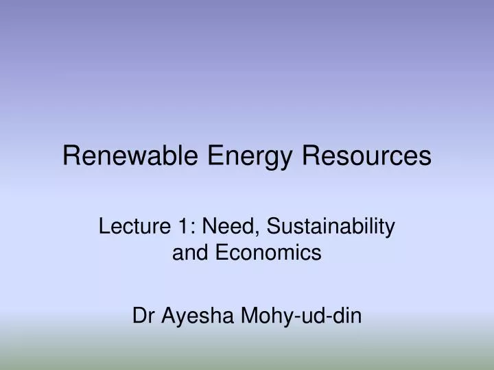 renewable energy resources