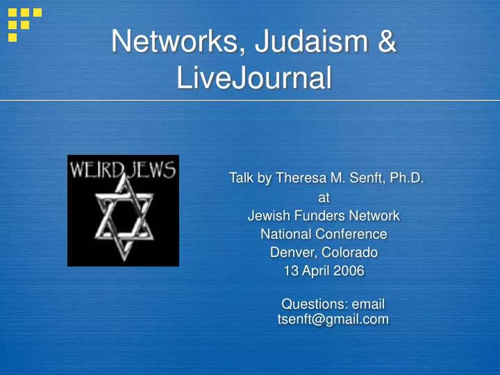 networks judaism livejournal