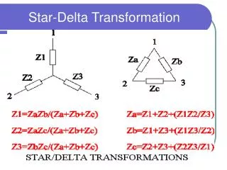 Star-Delta Transformation