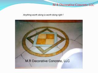 Decorative Concrete Coatings, LLC