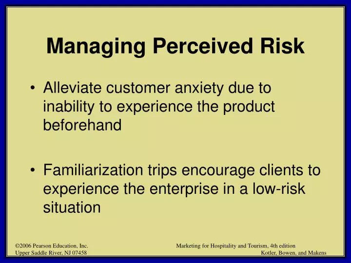 managing perceived risk