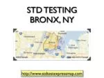 STD Testing Bronx - slide 1