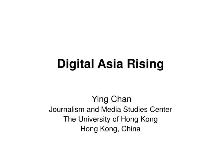 digital asia rising