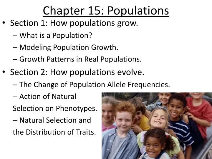 chapter 15 populations