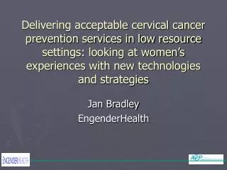 Jan Bradley EngenderHealth