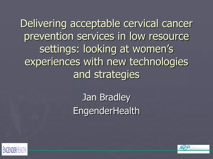 jan bradley engenderhealth