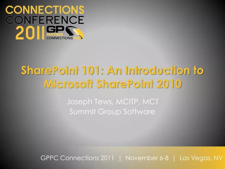 sharepoint 101 an introduction to microsoft sharepoint 2010