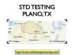 STD Testing Plano - slide 1