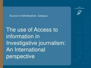 Access to Information: