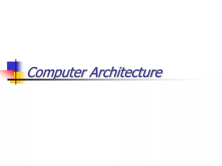 computer architecture