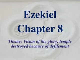 Ezekiel Chapter 8