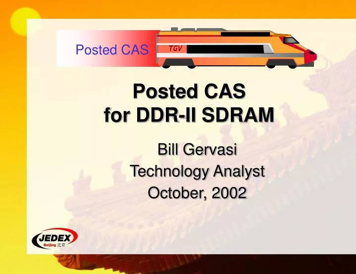 posted cas for ddr ii sdram