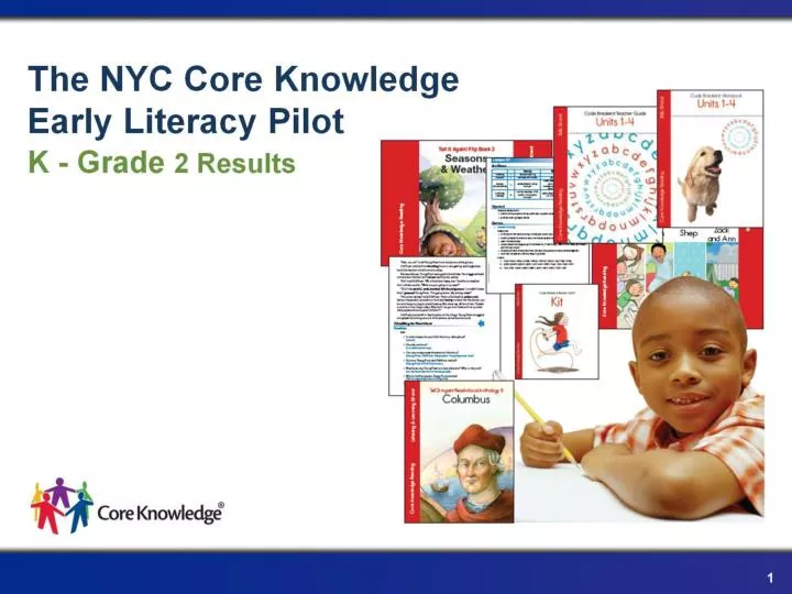the nyc core knowledge early literacy pilot