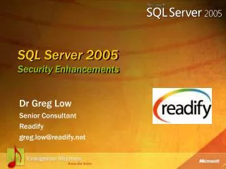 SQL Server 2005 Security Enhancements