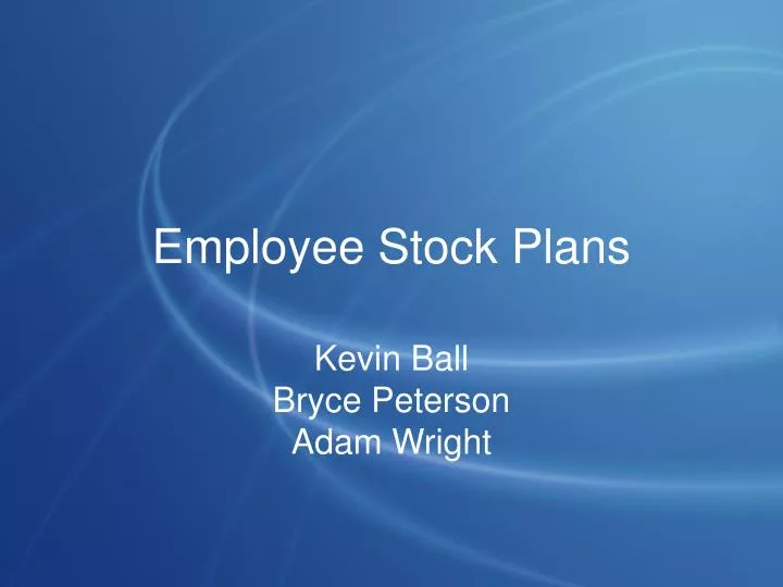 employee stock plans