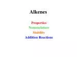 Alkenes - slide 1