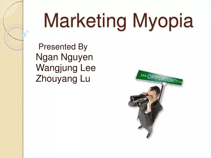 marketing myopia