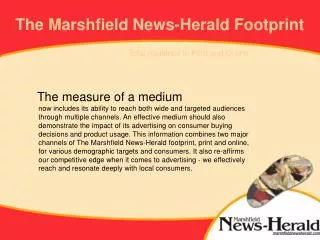 The Marshfield News-Herald Footprint
