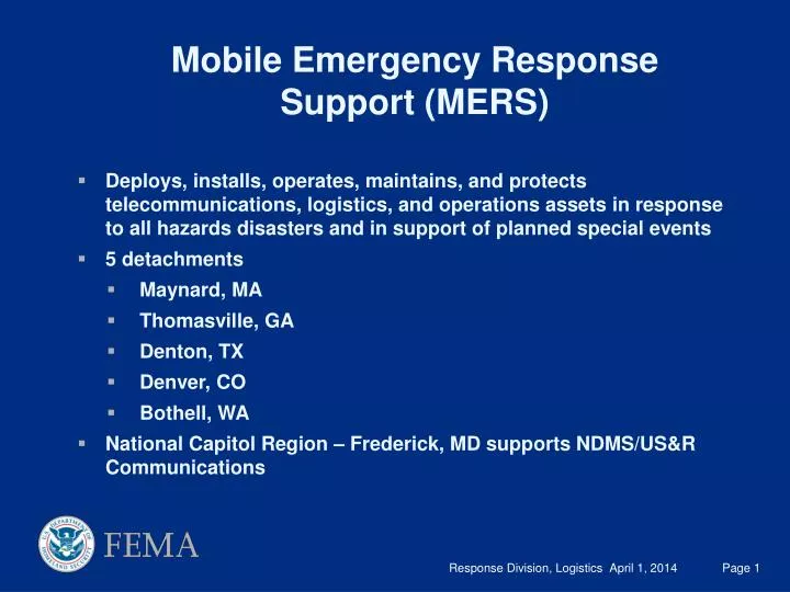 mobile emergency response support mers