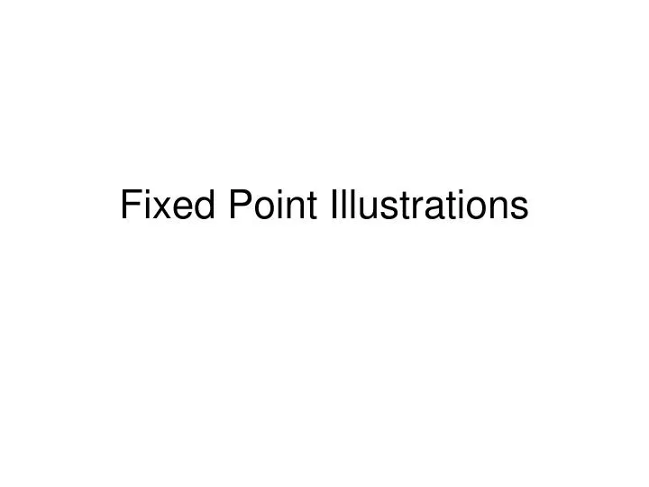 fixed point illustrations
