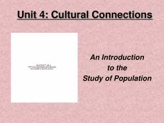 Unit 4: Cultural Connections