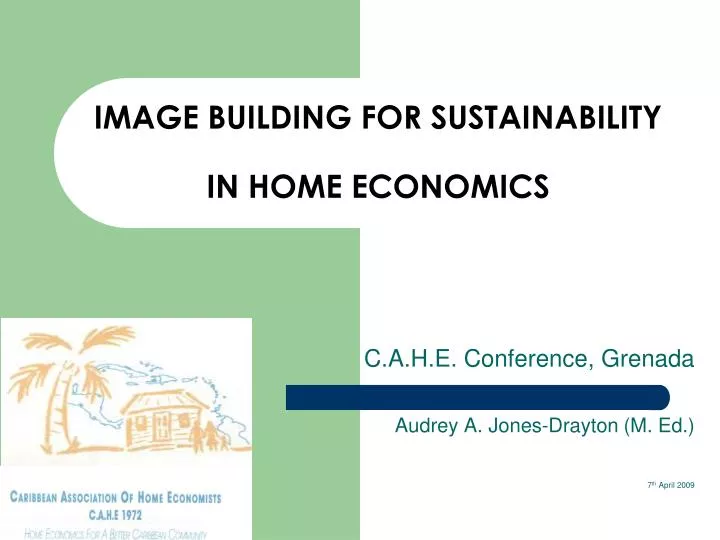 image building for sustainability in home economics