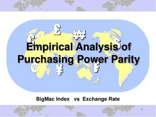 Empirical Analysis of Purchasing Power Parity