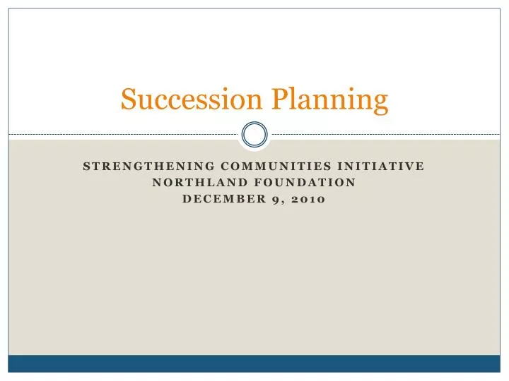 succession planning