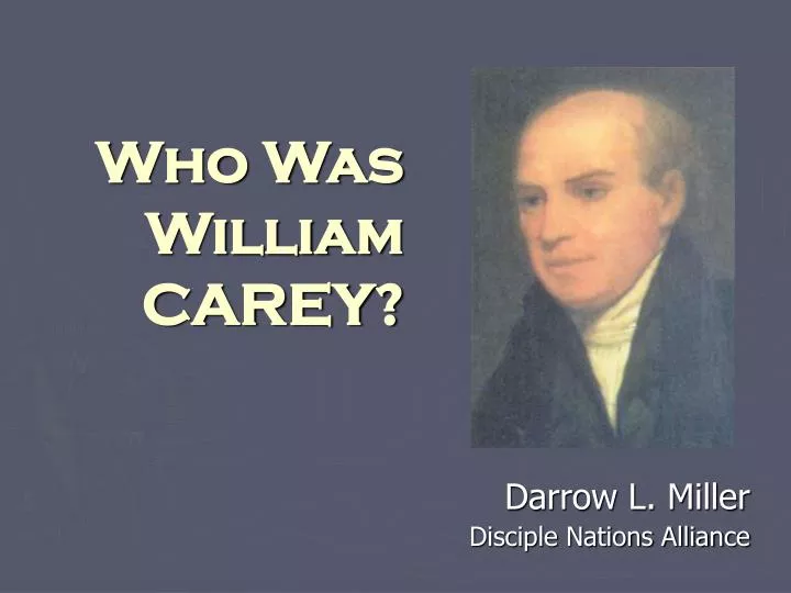 who was william carey