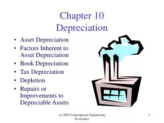 Chapter 10 Depreciation