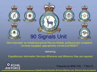 90 Signals Unit