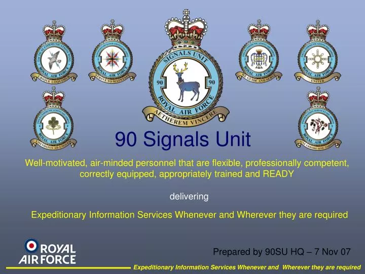 90 signals unit
