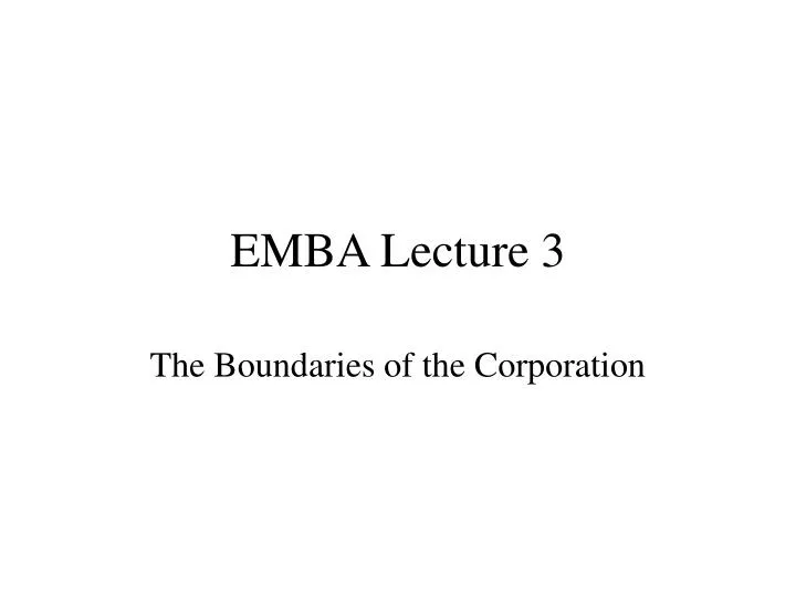 emba lecture 3