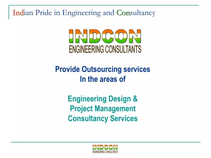 ind ian pride in engineering and con sultancy