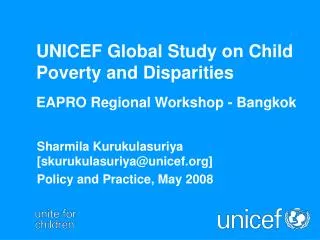 UNICEF Global Study on Child Poverty and Disparities