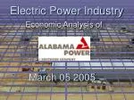 Electric Power Industry - slide 1