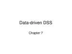 Data-driven DSS - slide 1