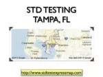 STD Testing Tampa - slide 1