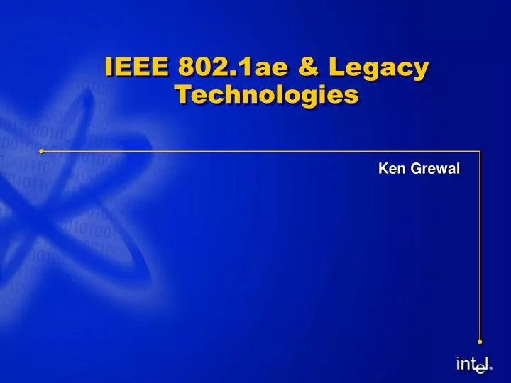 ieee 802 1ae legacy technologies