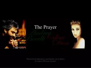 The prayer