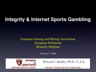 Integrity Internet Sports Gambling