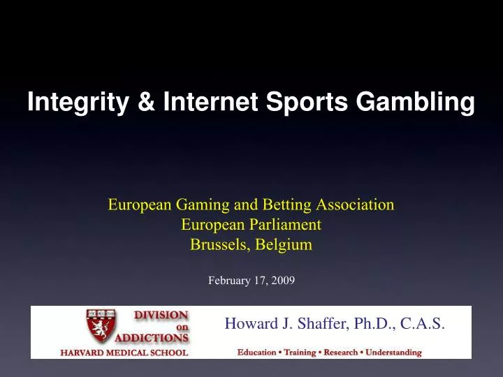 integrity internet sports gambling